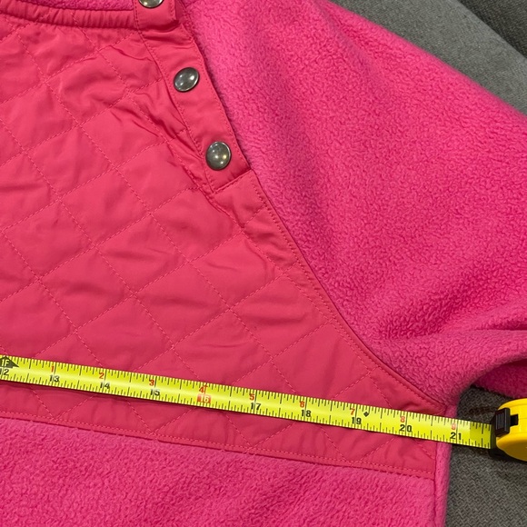 J. Crew Sweater Pink Sweater Fleece Sweater Sweatshirt hot pink Size Small - Picture 5 of 8